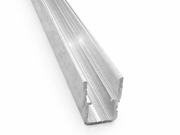 Shower Screen Frame - Bottom U - Bright Silver